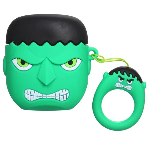 Чехол для наушников TPU Case Marvel & DC Hulk Green for Apple AirPods фото 4