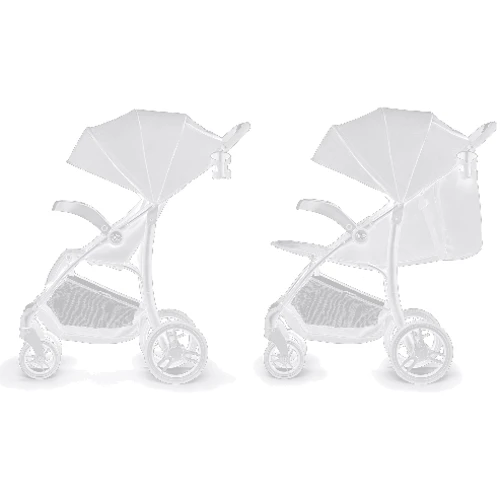 Візок Kinderkraft Cruiser Black (KKWCRUIBLK0000): Ширина шасі 53 см