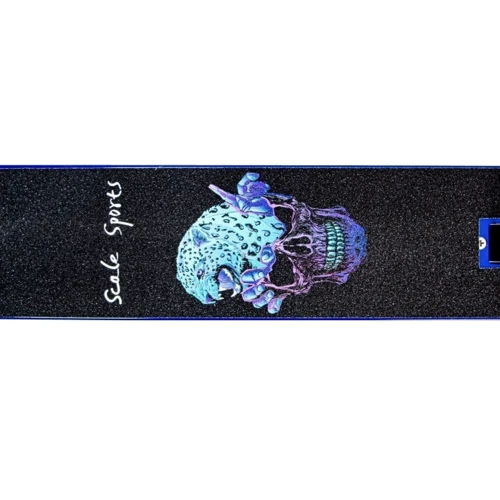 Трюковый самокат Scale Sports Leopard and Skull. Dark Blue (158825427): Конструкция рамы цельная