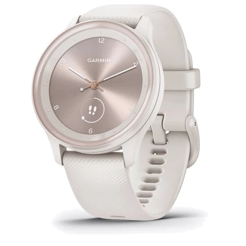 Смарт-годинник Garmin Vivomove Sport Ivory Case and Silicone Band with Peach Gold Accents (010-02566-01)