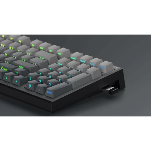 Клавиатура FL Esports FL980 V2 Black Carbon Olivia Kailh MX Cool Mint Switch South LED wireless Three-Mode: Количество клавиш 97