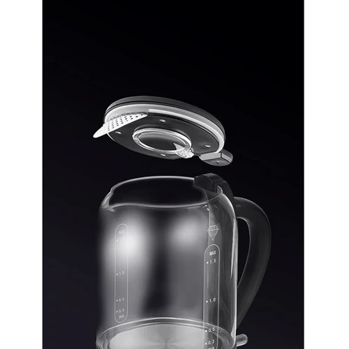 Електрочайник Polaris PWK 17103CGL Water Way Pro: Покриття нагрівального елементу (матеріал) нержaвеющaя стaль
