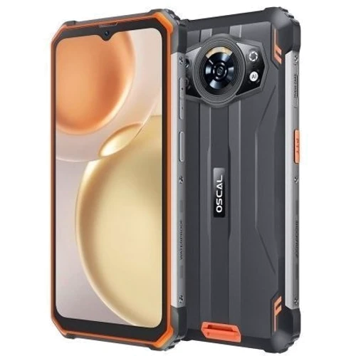 Смартфон Oscal S80 6/128GB Orange: Процессор Mediatek MT6769 Helio G85 (12nm) Octa-core (2x2.0 GHz Cortex-A75 & 6x1.8 GHz Cortex-A55) Mali-G52 MC2