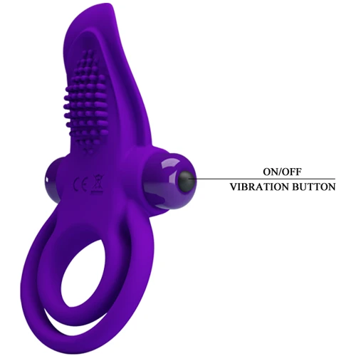 Ерекційне кільце Pretty Love Vibrant Penis Ring Purple (6603BI0768)