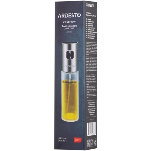 Розпилювач для олії та оцту Ardesto Gemini 100 мл (AR1512SS): Обсяг, л 0.1