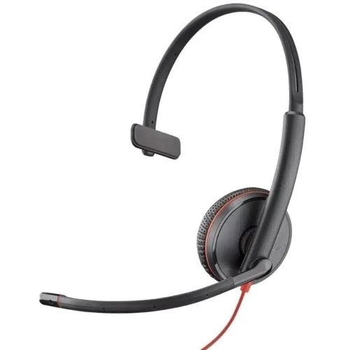 Наушники Poly BlackWire C3215 USB-C/A + 3.5mm HS Mono (8X227AA): Дополнительно один наушник, регулятор громкости