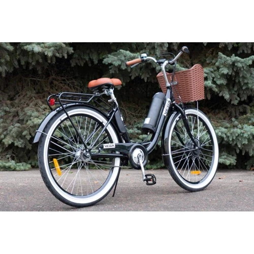 Електровелосипед VEGA Family S (Black): Особливості С корзиной, С рулем, С сиденьем