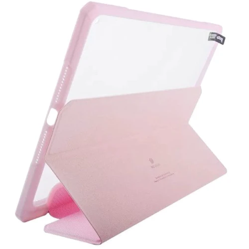 Аксессуар для iPad Dux Ducis Toby Series with Pencil Holder Pink for iPad 10.9 (2022 / 2024) / iPad 11 2025: Особенности Надежная защита от царапин и загрязнений, Складывается в подставку, отделение для стилуса, режим автопробуждения/сна