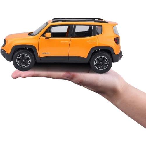 Автомодель Maisto (1:24) Jeep Renegade оранжевый металлик (31282 orange): Материал Пластик, Металл