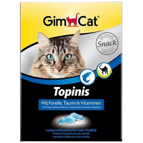 Витамины Gimborn GimCat Topinis форель для улучшения обмена веществ 180 т. 220 г (4002064409764)