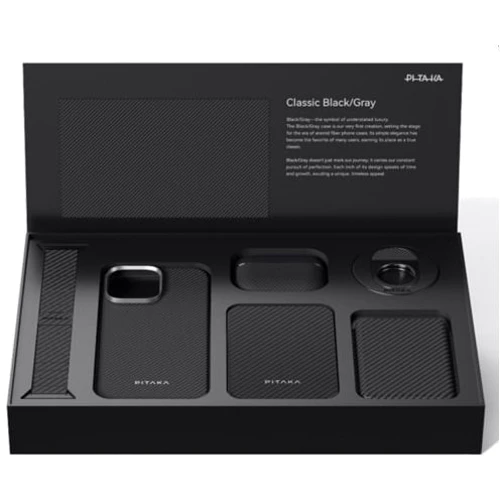 Чехол для iPhone Pitaka Gift Box-Classic Black Collection for iPhone 17 Pro Max