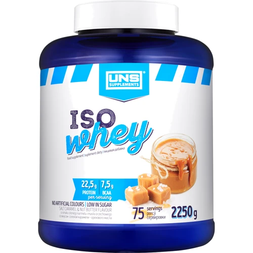 Протеин UNS Iso Whey 2250 g /75 servings/ Salty Caramel Peanut Butter