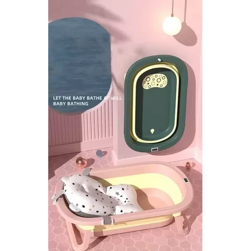 Ванночка складная Babyhood Комфорт Плюс, зеленая (BH-328GG) фото 2