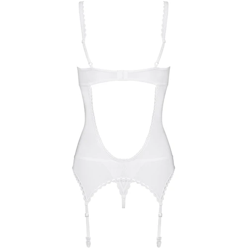 Сексуальный корсет с подвязками Obsessive Sensita, S/M