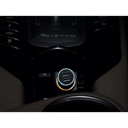 Зарядний пристрій Baseus USB Car Charger Golden 2xUSB 24W 2.4A Black (CCALL-DZ01): Сила струму 2.4а і більш