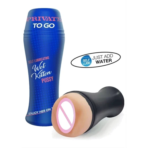 Маструбатор самосмазывающийся Private - Wet Kitten Self Lube To Go
