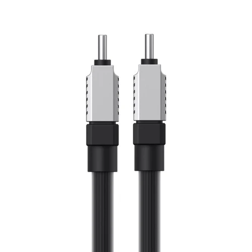 Кабель Baseus USB-C to USB-C CoolPlay Series 100W 1m Black (CAKW000201) фото 3