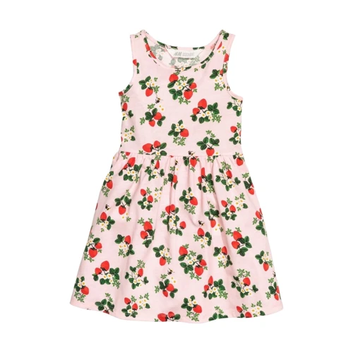 Платье H&M 4340365 122-128 см розовое: Размер 122