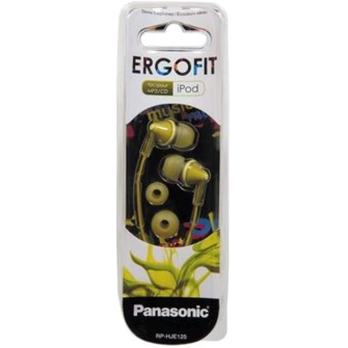 Наушники Panasonic RP-HJE125E-Y Yellow : Тип крепления без креплений