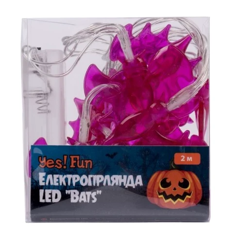 Электрогирлянда Yes! Fun Хэллоуин Bats 11 фигурок 2 м LED (801174) фото 2