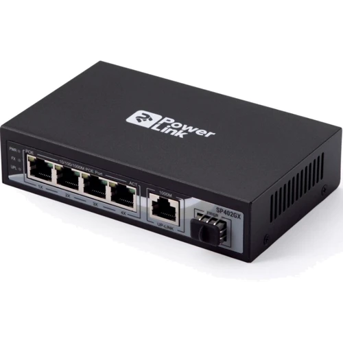 Мережевий комутатор 2E-SP402GX: Порти только Gigabit Ethernet (10/100/1000)