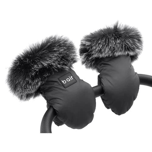 Варежки для коляски Bair Northmuff черные 25х12 см: Производитель Bair
