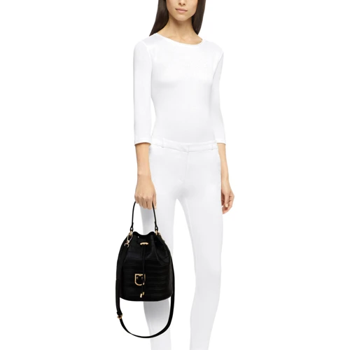 Женская сумка бакет-бэг Furla Corona S Drawstring черная (1033151): Тип Сумки