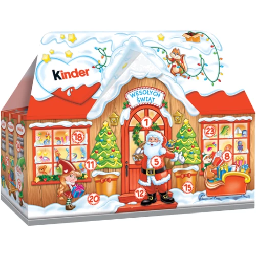 Адвент-календарь домик со сладостями Kinder 3D House (WT4645)