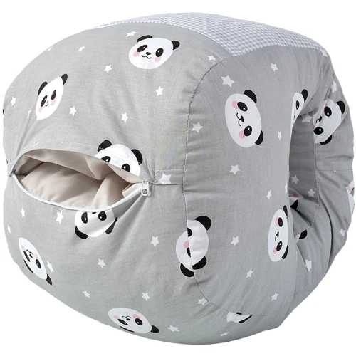 Подушка Papaella Mini Панда для кормления, серая, 30х28х30 см (8-31999) фото 6