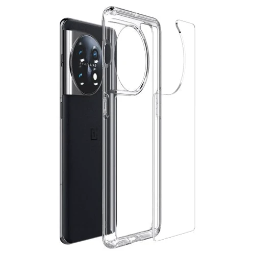 Аксессуар для смартфона Spigen Ultra Hybrid Crystal Clear (ACS05802) for OnePlus 11: Тип накладка на заднюю часть