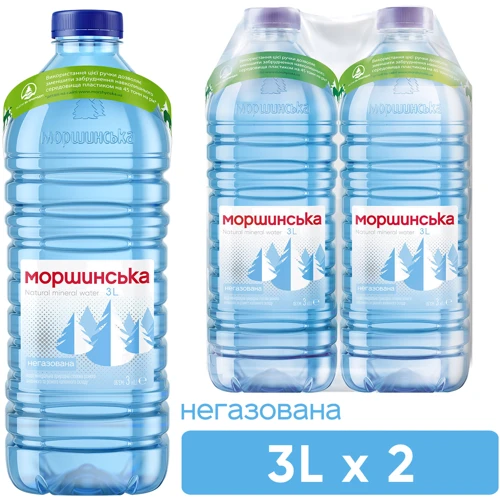 Вода Моршинська минеральная природная столовая негазированная 2х3 л (DS48200170009632): Объем, л 6