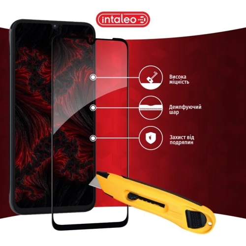 Аксессуар для смартфона Intaleo Tempered Glass Full Glue Black for Samsung A055 Galaxy A05 фото 5