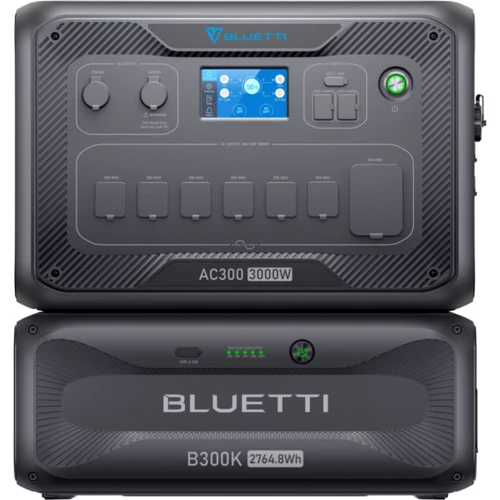 Зарядная станция Bluetti AC300 3000W + Home Battery Backup B300K 2764.8Wh UA