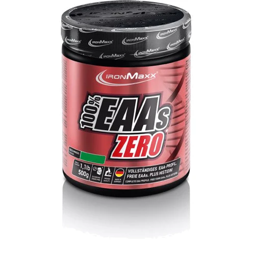 Аминокислота для спорта IronMaxx 100% EAAs Zero 500 g /33 servings/ Wild Berry
