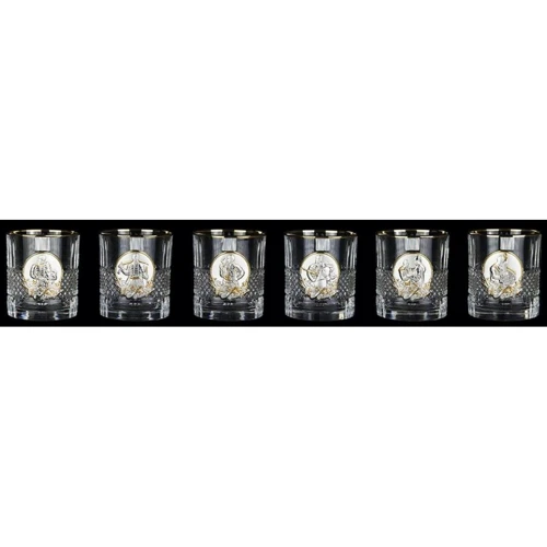 Набор бокалов для виски RCR Казаки Boss Crystal, 6 бокалов (196-0003) фото 3