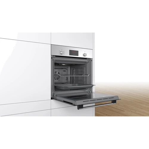 Духовой шкаф электрический Bosch HBF114BS0: Объем, л 66