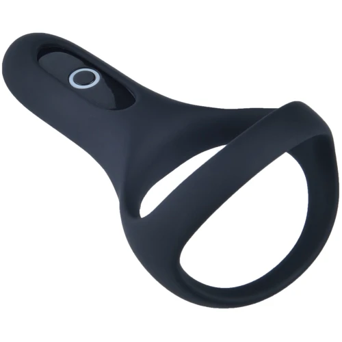 Двойное эрекционное кольцо Magic Motion Fun Town Rise Black, управление со смартфона