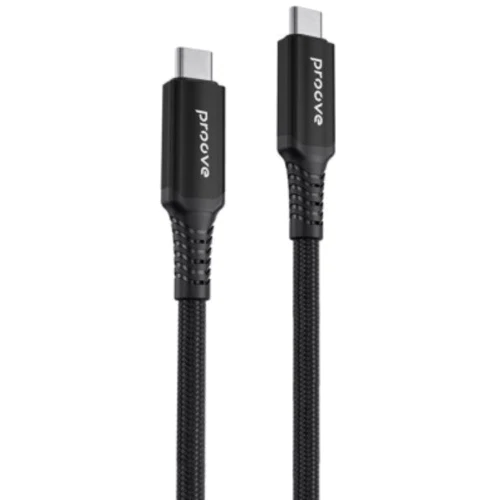 Кабель Proove Cable USB-C to USB-C Speed Line 240W USB 4.0 1m Black (CCSL60002201)