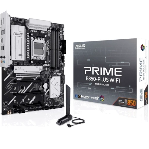 ASUS PRIME B850-PLUS WIFI: Оперативная память 4xDDR5 8000+ МГц, до 256 ГБ