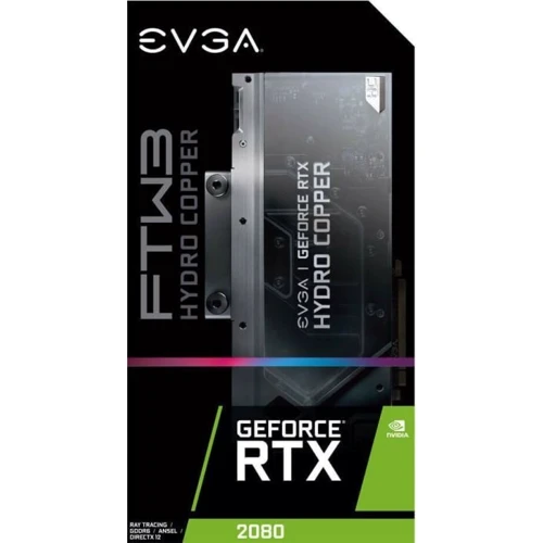 Видеокарта EVGA GeForce RTX 2080 FTW3 Ultra Hydro Copper GAMING Water Cooling (08G-P4-2289-KR): Исполнение Двухслотовое