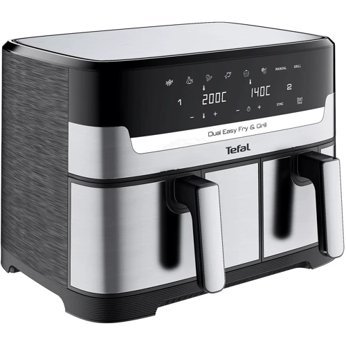 Фритюрница Tefal Dual Easy Fry & Grill EY905D10: Тип устройства Аэрофритюрница (мультипечь)