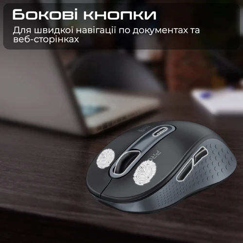 Мышь Promate Ken Wireless Black (ken.black)