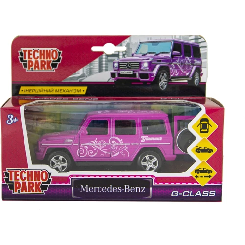 Автомодель GLAMCAR - MERCEDES-BENZ G-CLASS (фіолетовий)