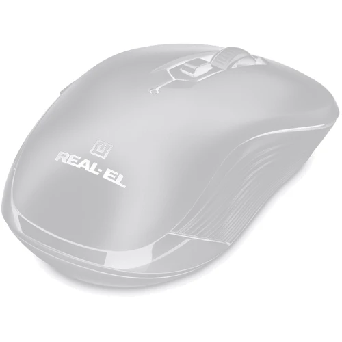 Мышь REAL-EL RM-331 W Black (EL123200044): Максимальное разрешение сенсора, dpi 1600