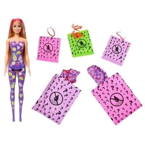 Кукла Barbie Цветное перевоплощение серия Фруктовый сюрприз (HJX49): Высота, см 29