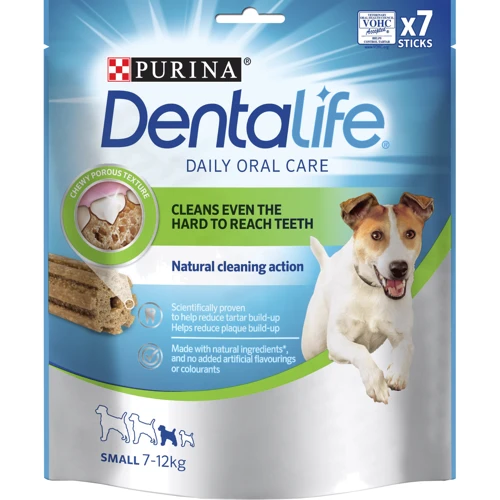 Лакомство для собак Purina Dentalife Small малых пород для здоровья зубов и десен 115 г (12452479)