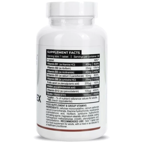 Progress Nutrition Vltamin B Complex Super Formula Комплекс витаминов B 90 таблеток: Тип Витамин B