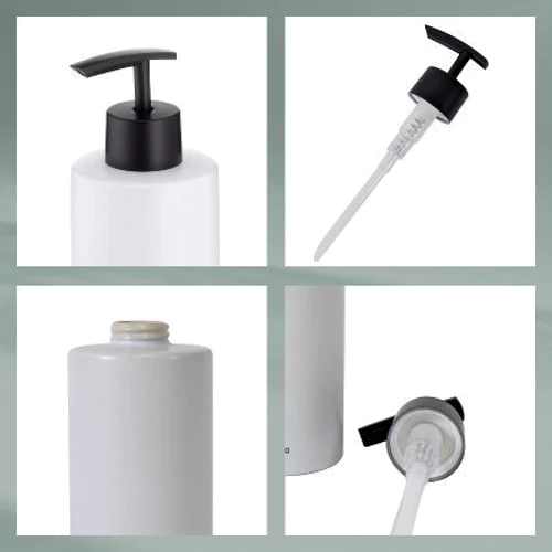 Дозатор для рідкого мила KELA Matsi білий 300 мл (23707)