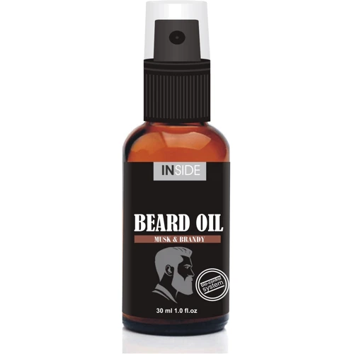 Inside Beard Oil средство для бороды с маслом макадами и запахом Мускуса и Бренди 30 мл: Тип Масло