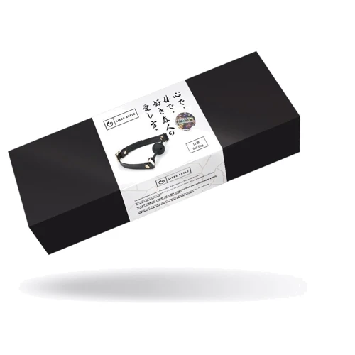 Кляп Liebe Seele Black Organosilicon Ball Gag